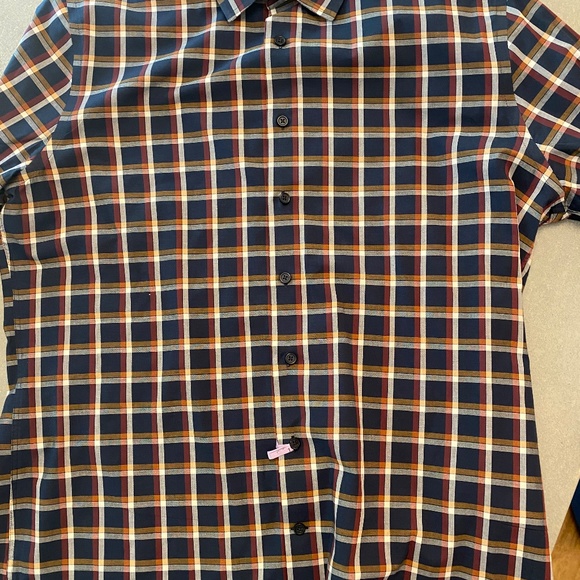 Express  1MX Slim men's dress shirt Size  L Neck 16 - 16 1/2 - Picture 5 of 6